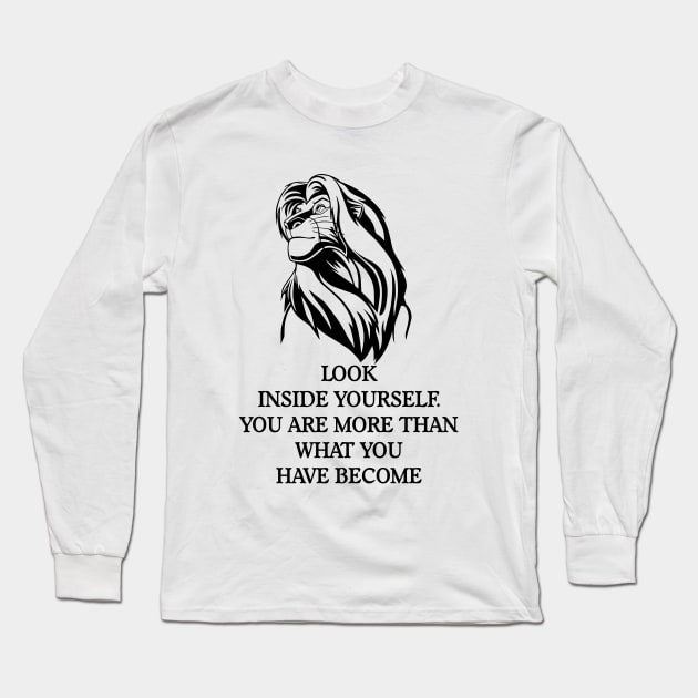 Lion King Simba Long Sleeve T-Shirt by evermedia